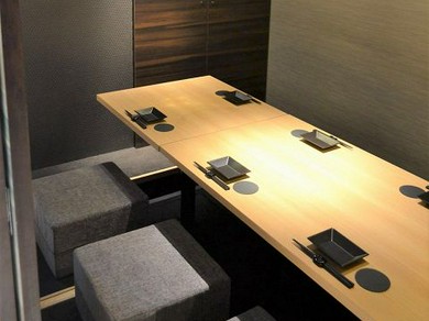 人数に合わせて使える個室席も豊富に