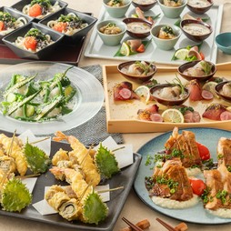 山形豚と創作串天ぷらが味わえる「創作味覚コース」