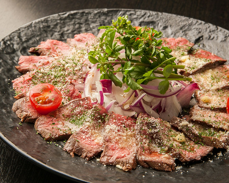 ローストビーフのカルパッチョ