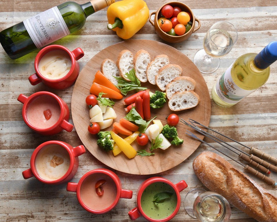 大人気！チーズフォンデュ・ローストビーフが食べ放題