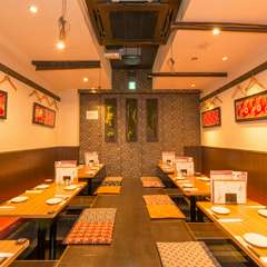 貸切宴会もOK！　80名まで利用できる広々とした掘りごたつ席