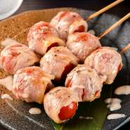 博多野菜巻き串（塩・タレ）