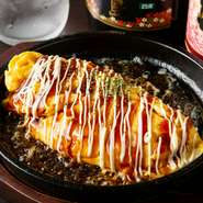 鶏ハラミのとんぺい焼き