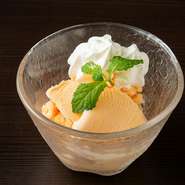 季節のアイスorシャーベット