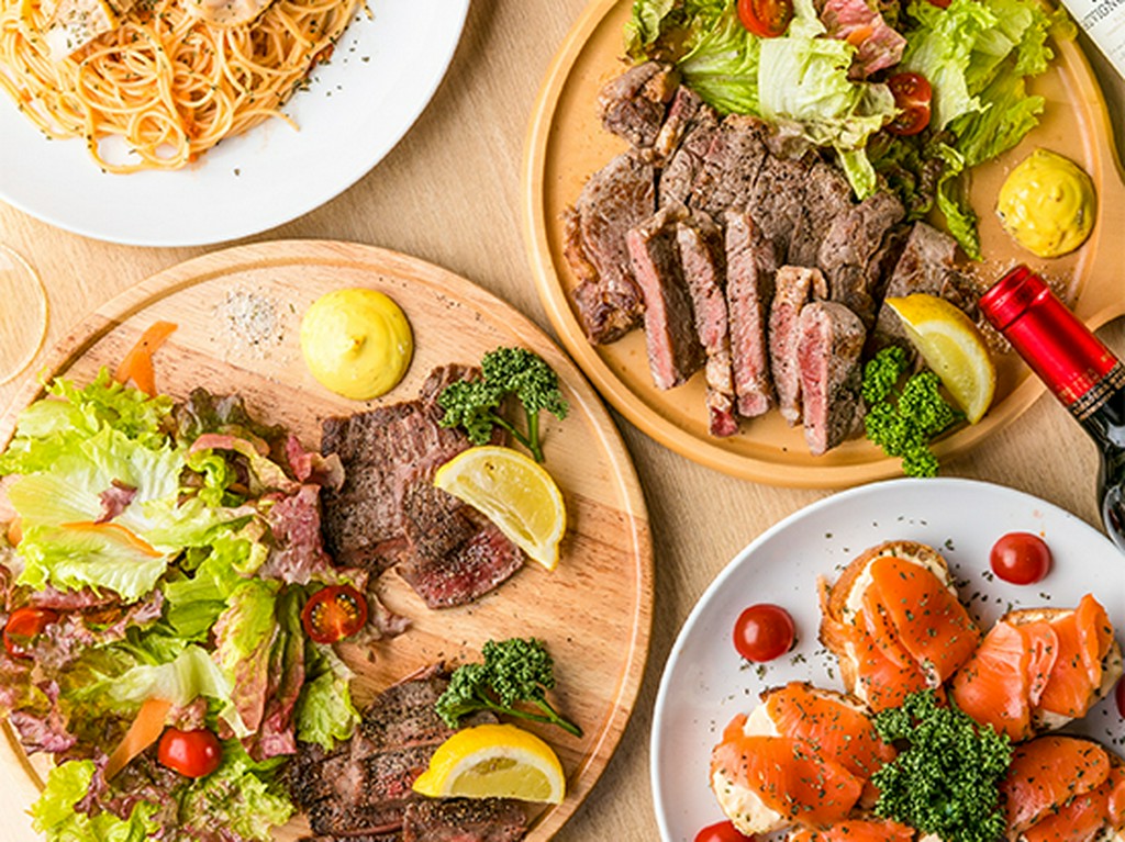 歓迎会,送別会におすすめ。飲み放題付き肉バルコース2480円～！