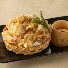 あさりと玉ねぎの唐揚げ