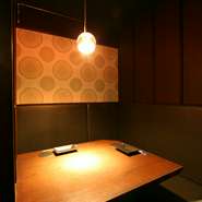 2名～48名まで様々なサイズの個室があるのが、何と言っても魅力。時と場合によって好みの個室を利用出来るのが嬉しい所です。プライベートなひと時が過ごせます。