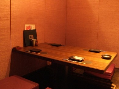 人数に合わせて使える個室席も豊富に