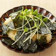 辛子レンコンの揚げ春巻き