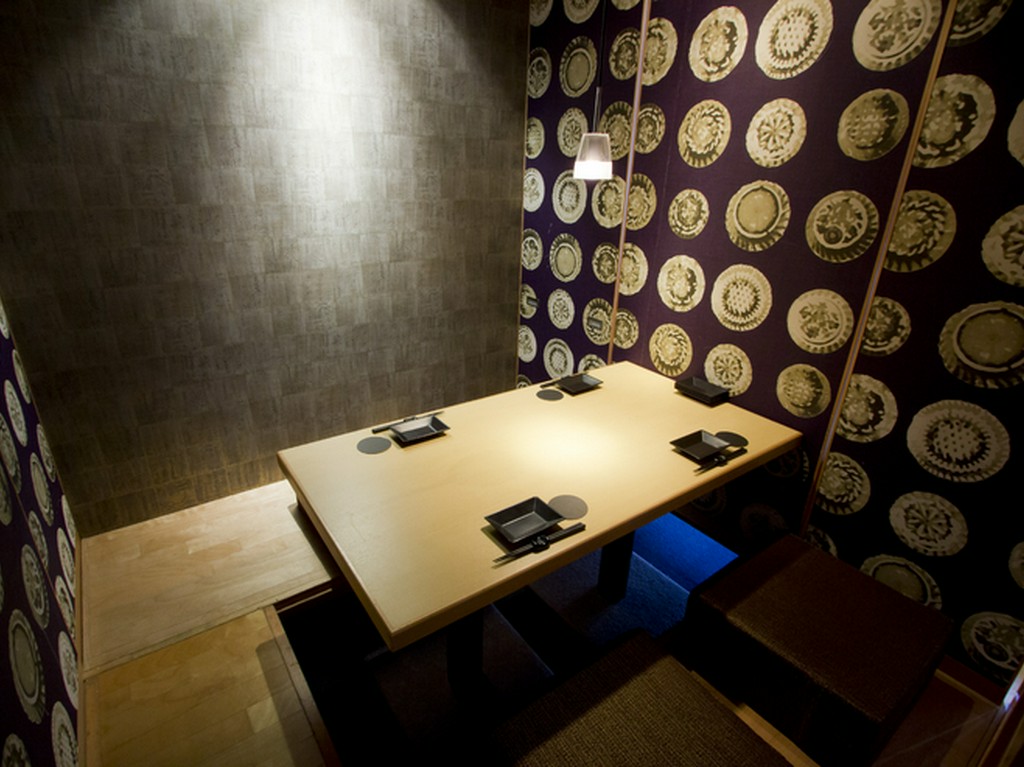 人数に合わせて使える個室席も豊富に