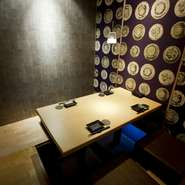 個室のサイズも2名～60名用ととても豊富。ゆったりとくつろげる掘りごたつのお席や、盛り上がれるオシャレなテーブル席も。その時々のニーズに合わせてお選びください。
