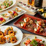 厳選豚と海鮮が味わえる『旬の味覚コース』