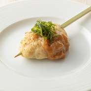 大山どりの軟骨つくね　梅しそ