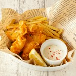 みんな大好きオニオンフライ。止まらなくなる美味しさです。