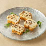 いちじくバターのミニトースト