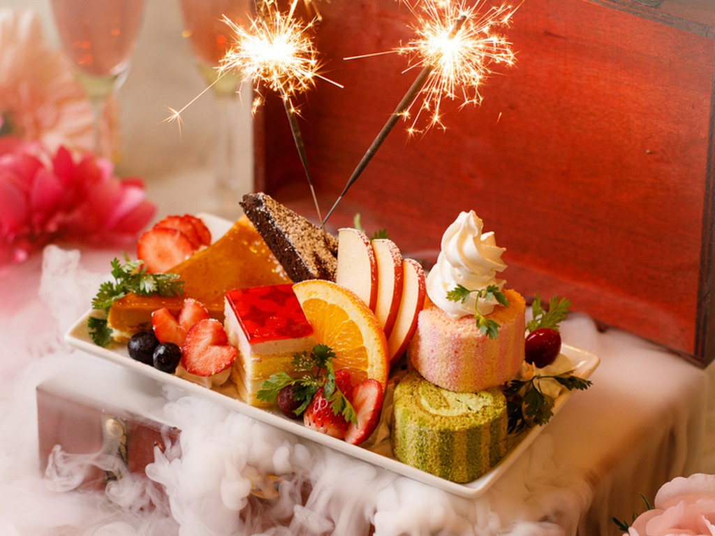 誕生日にはバースデイケーキをご用意