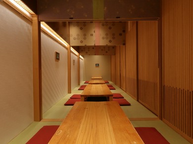 座敷◎　大切な方との接待、仕事仲間との懇親会などにも最適