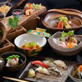 寿司と京料理を堪能できる『源氏』11品