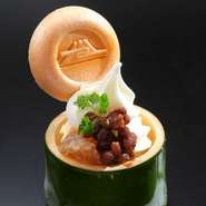 目でも楽しめる食後のお楽しみ『牧場搾りたてソフトわらび餅』