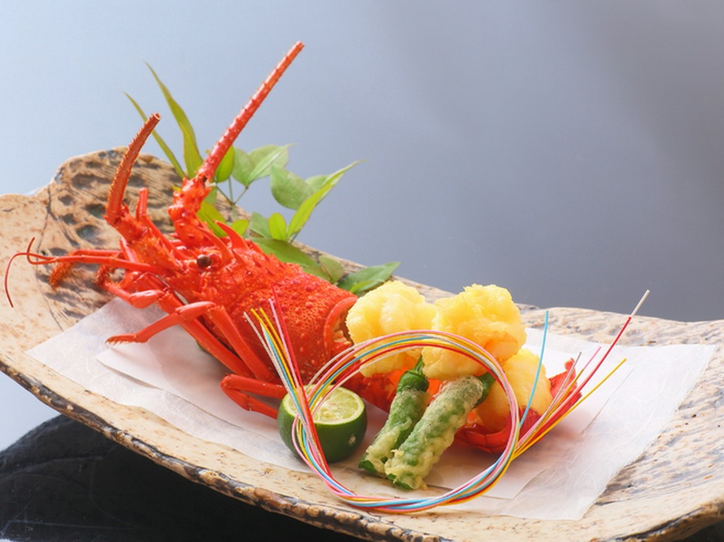 伊勢海老黄味揚げ