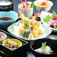 新鮮な食材を使った海鮮料理をお愉しみ頂けます。