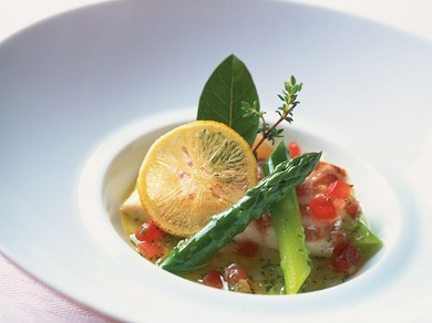 真鯛のレモンヴィネガーソース