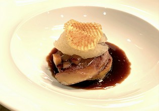 クリストフ・ミュレール氏より伝承された、鴨フォアグラのソテー