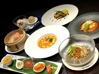 ランチタイムのお集まりごとや、接待におすすめのコースです。