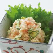 鰆のコンフィ　あごだしめんたいチーズソース