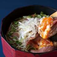 博多めんたいこ和牛ローストビーフまぶし