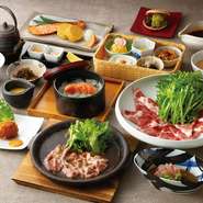 椒房庵の魅力を詰め込みました。
名物の『博多めん鯛まぶし』もミニサイズでお楽しみ頂けるコースです。
