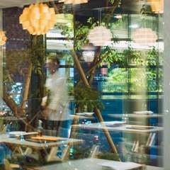 くうてん9階から望む博多の夜景を