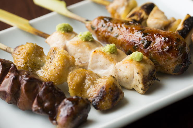 [Food only] Umaya's signature Yakitori 6-piece course, 11 dishes in total