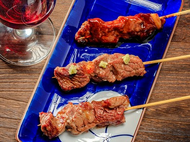 あか牛3種食べ比べ（塩orたれ）