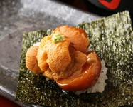 Grilled Sea Urchin & Dried Sea-weed