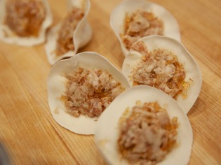 それぞれの小籠包に個性を与える素材たち