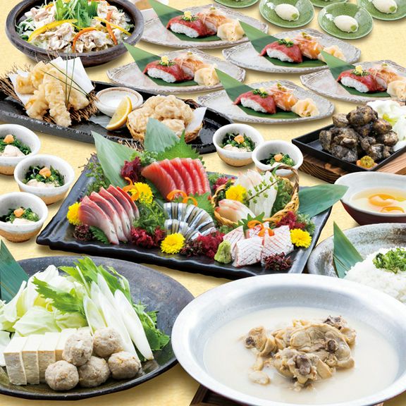  バリエーション豊富なコースで、さまざまな宴会に対応