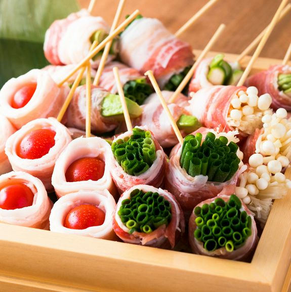 ミニトマト肉巻き串