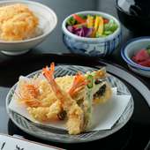 職人の揚げたて天ぷらを気軽に味わえる『天ぷら膳　箱根』