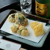 切れ味が良く、天ぷらと相性抜群『天一オリジナル日本酒』