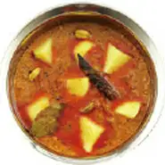 small　266円（税込）
南インドならではのエキゾチックなスパイスとココナツで仕上げた粗挽き鶏のカレー。