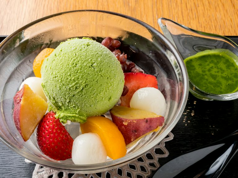 濃厚な味わいを堪能できる、「藤井農園」の「抹茶」