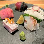 おまかせ刺身五種盛り合わせ