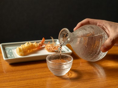 天ぷらと相性のよいお酒をご用意しております