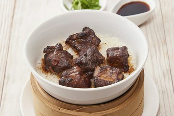 豆鼓排骨の蒸しご飯　