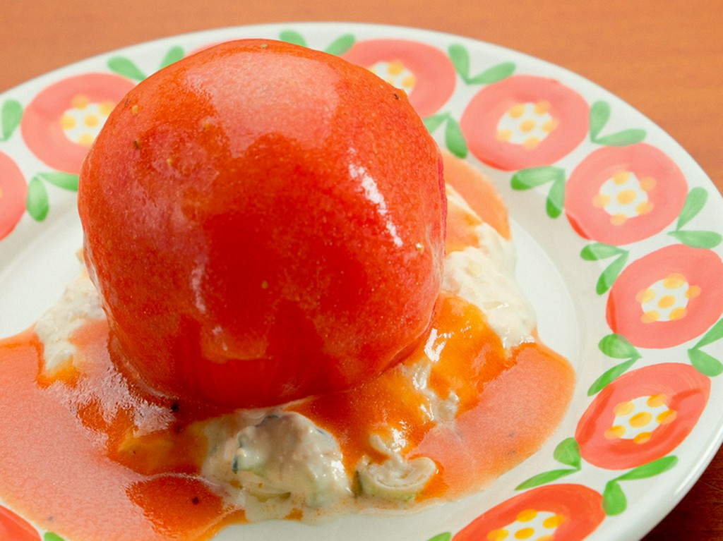 まるごとトマトサラダ