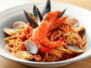 パスタの美味しさの決め手は、一から手づくりされた特製ソース