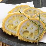 辛子蓮根天ぷら