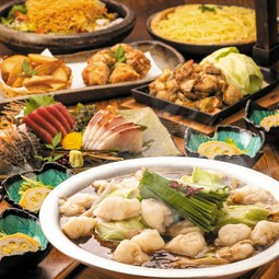 闘魂（とうこん）コース…店長イチオシ!!メインの鍋料理は当店自慢の≪博多もつ鍋≫