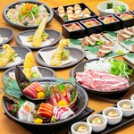 厳選素材を堪能！特選コース！国産黒毛和牛の白すき鍋、国産黒毛和牛を使用。